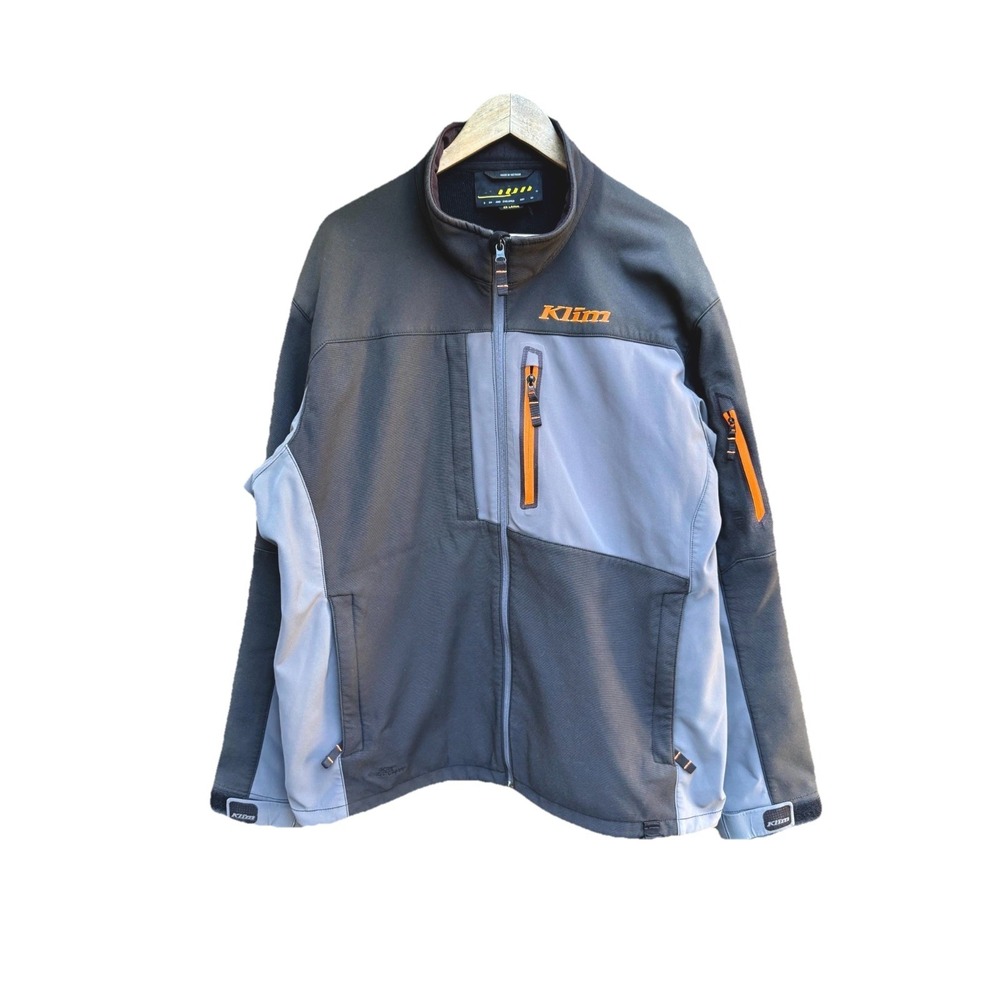 Klim Inversion Jacket Men's 2XL Gray Windproof Snowmobile Winter Trails Full Zip